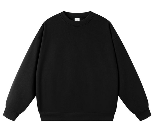 Everyday Black Crewneck