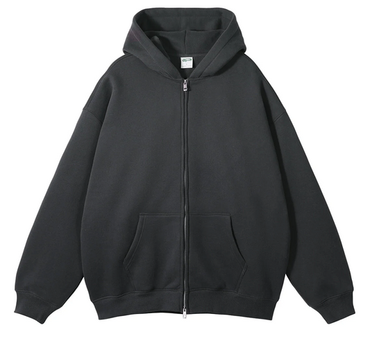 Everyday Dark Grey Zip Hoodie