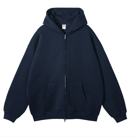 Everyday Midnight Navy Zip Hoodie