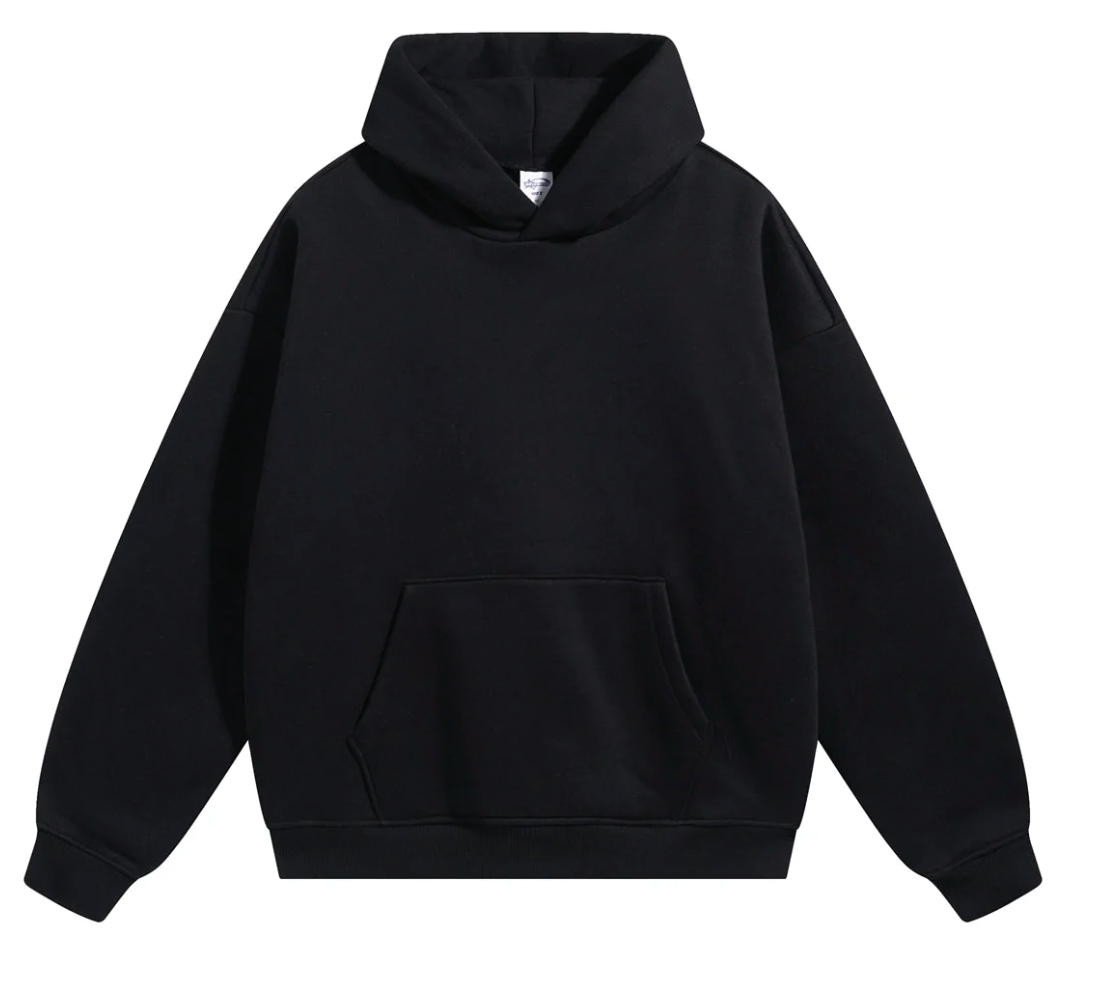Everyday Black Hoodie
