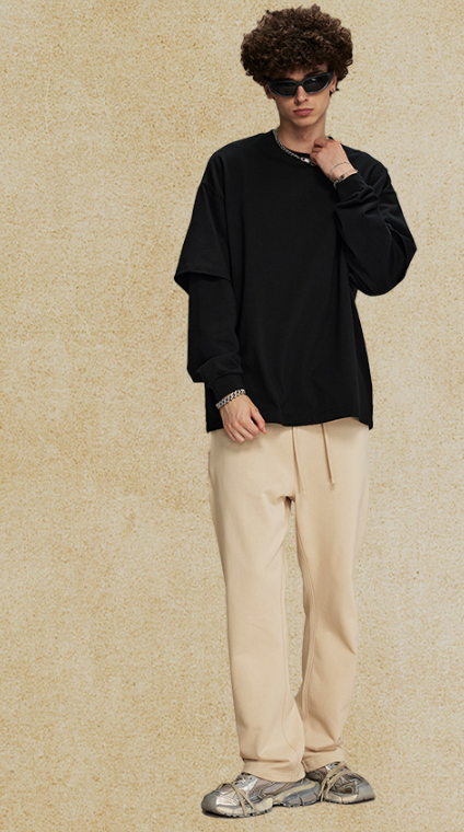 Everyday Black Double-Sleeve