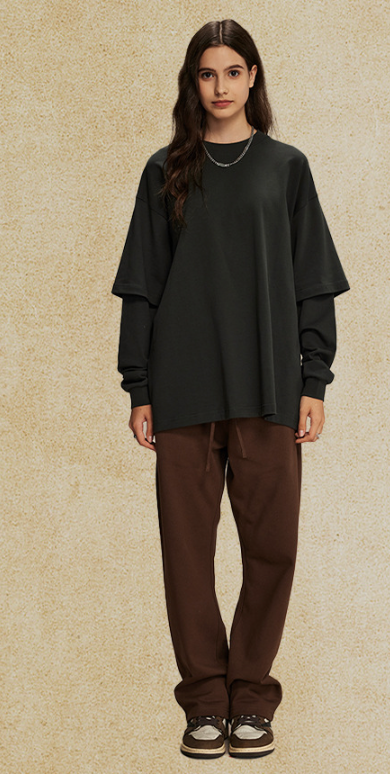 Everyday Dark Grey Double-Sleeve