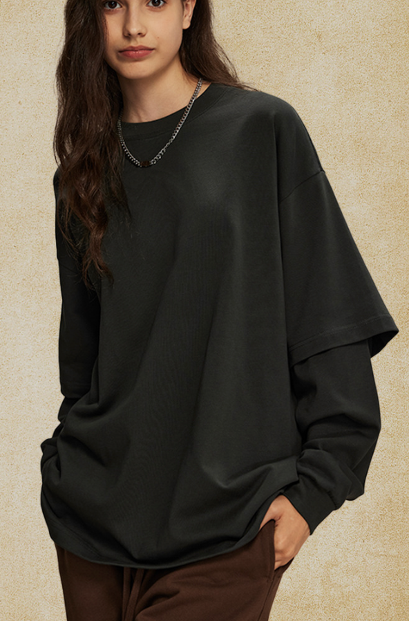 Everyday Dark Grey Double-Sleeve