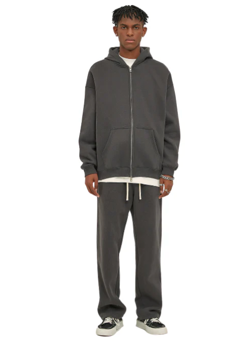 Everyday Dark Grey Zip Hoodie