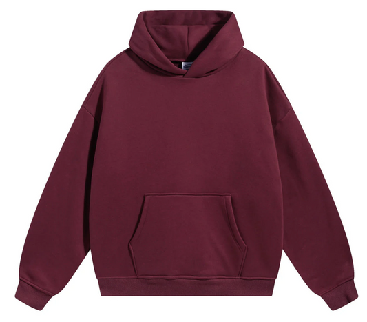Everyday Bordeaux Red Hoodie