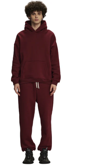 Everyday Bordeaux Red Hoodie